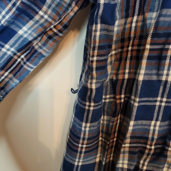 Oh Baby by Motherhood Maternity Plaid Button Down 3/4 Sleeve Shirt Size Small - Picture 5 of 12